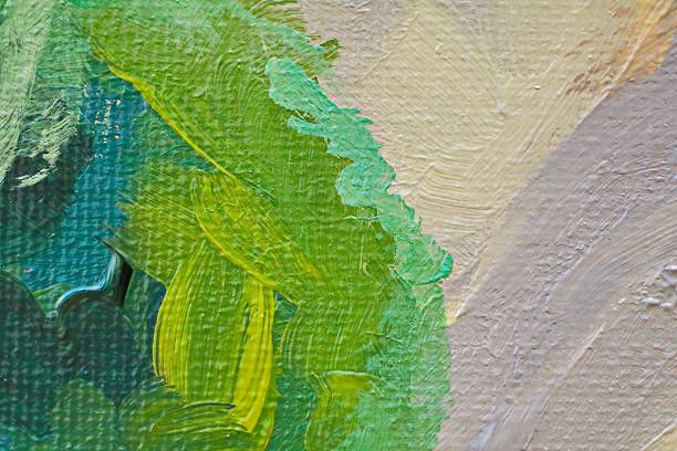 istock Oil painting close-up texture 626161314