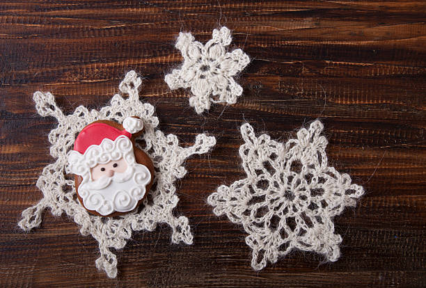 istock Christmas background with  a  Santa Claus 626175110
