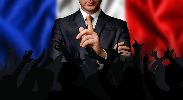 istock French candidate speaks to the people crowd 626182838