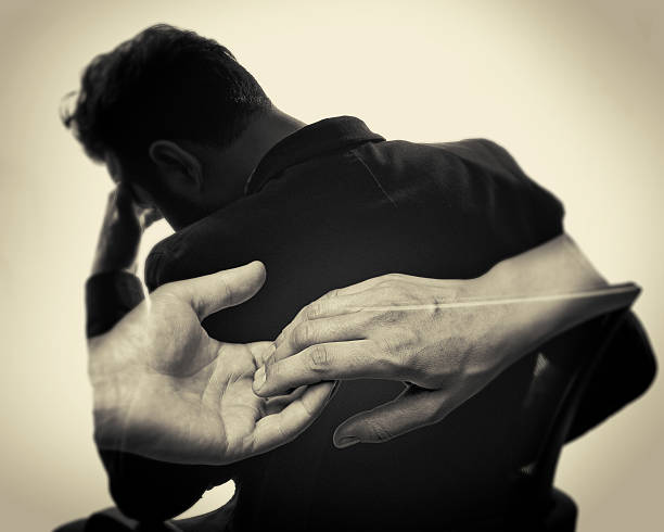istock Concept, depicting parting. Black and white 626186014