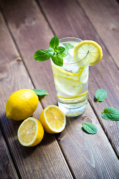 istock Fresh water with lemon and mint 626198234