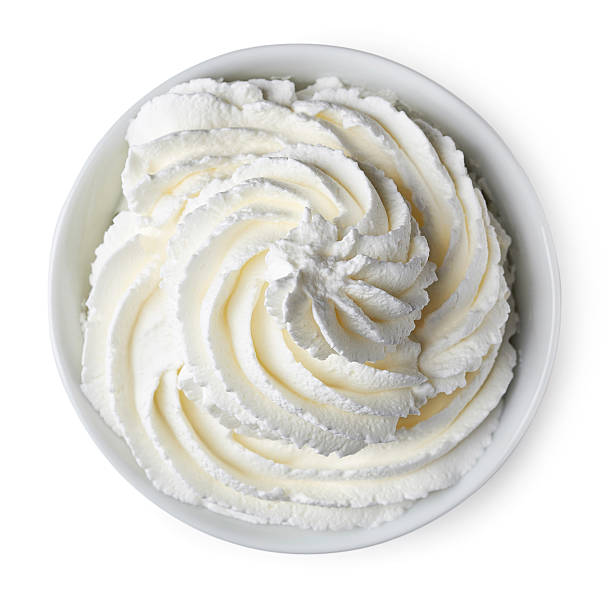 istock Bowl of whipped cream 626198478