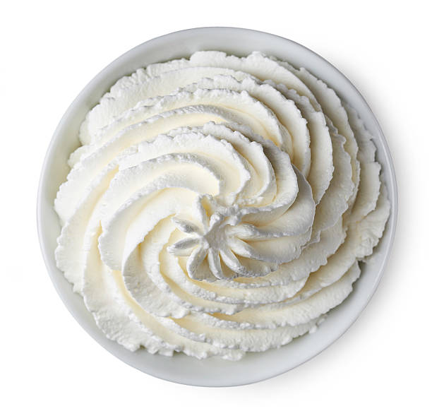 istock Bowl of whipped cream 626198552