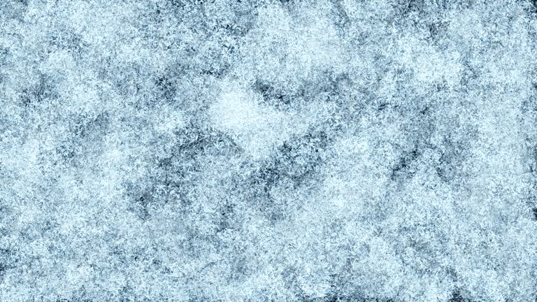 Beautiful Animation of Freezing Window from Borders to the Center. Freezing and Defrosting. HD 1080. Alpha Mask.