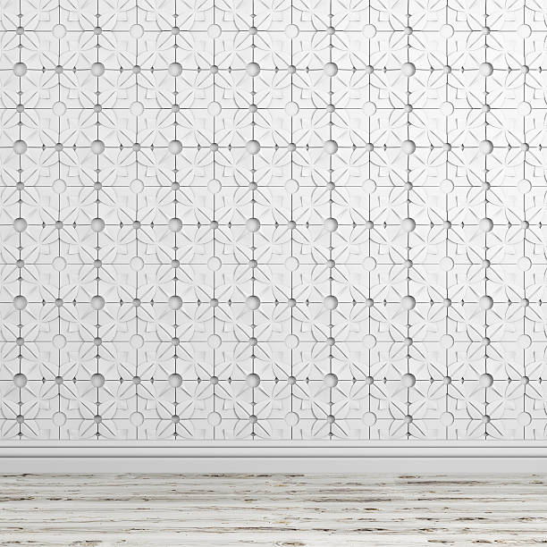 istock 3d white abstract wall abd wooden floor 626207230
