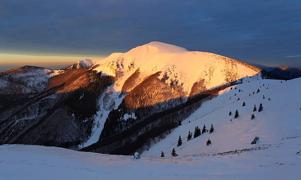 istock Stoh peak at winter at sunrise 626207930