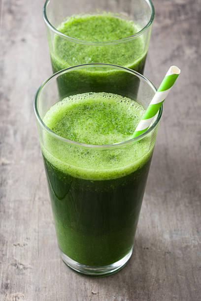 istock Smoothie with kale in glass 626208754