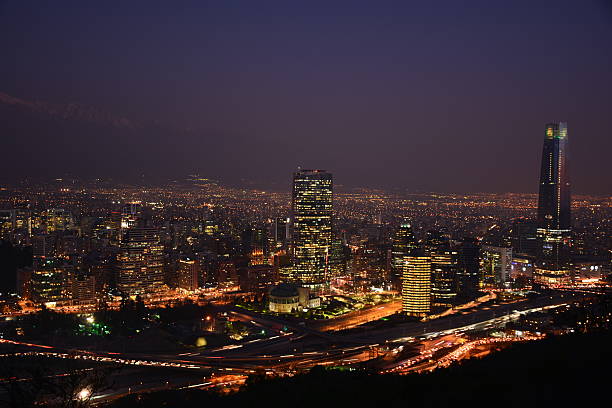istock Sunset in Santiago Chile 626214576