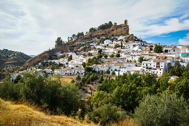 istock Beautiful cityscape with castle on  hill in Montefrio, Spain 626214716