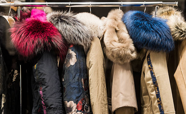 istock Winter clothing in a shop 626223678