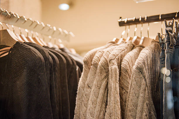 istock Clothing store in detail 626230814
