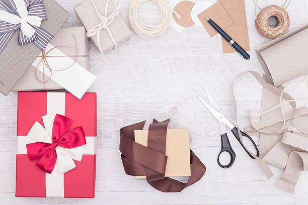 istock gift boxes with homemade wrapping ideas 626231204