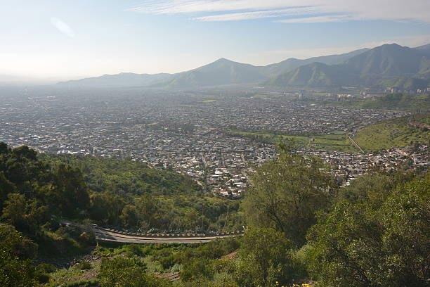 istock Sunset in Santiago Chile 626232494