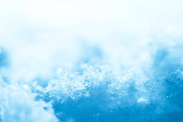 istock Snow bright abstract winter background close-up bokeh 626232870