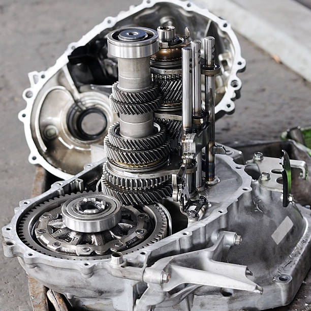 istock Spare part of transmission car system 626235148