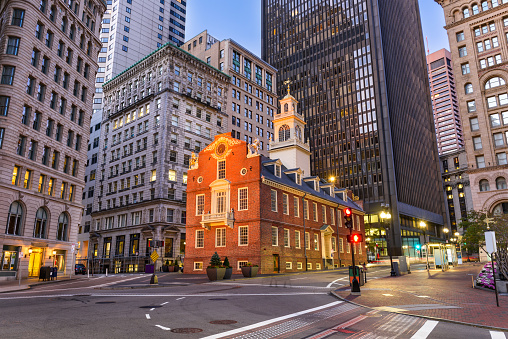 Paisaje de la ciudad de Boston, Massachusetts photo
