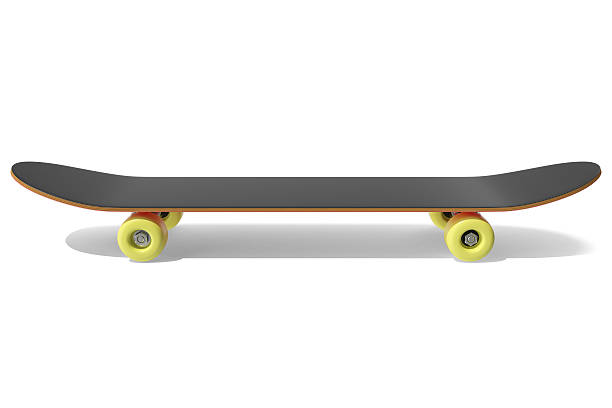 istock rendring red skateboard isolated on white background, side view 626242814