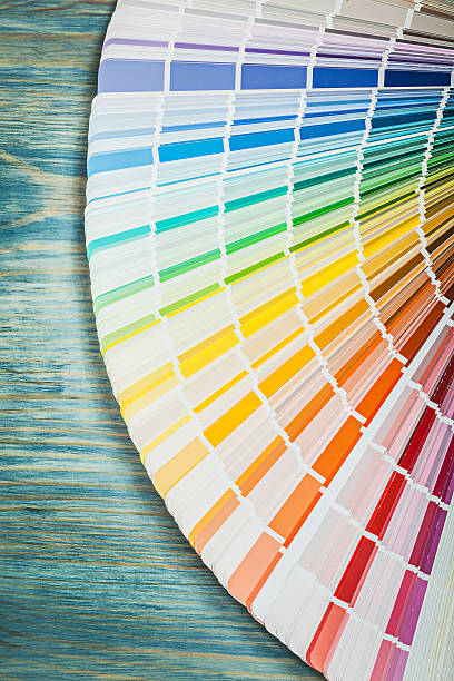 istock Color palette on wooden board construction concept 626243122