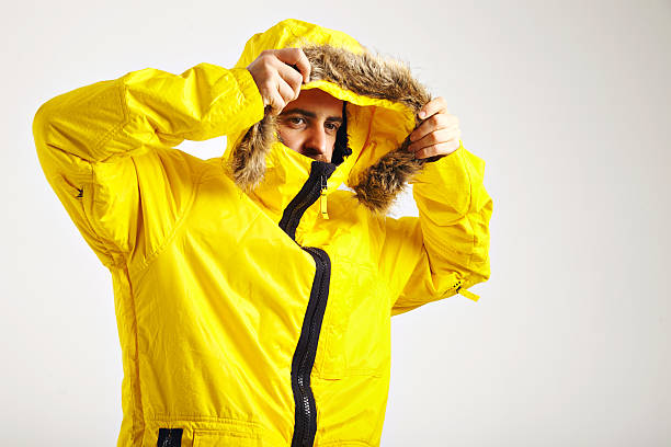 istock Snowboarder in bright anorak 626244360