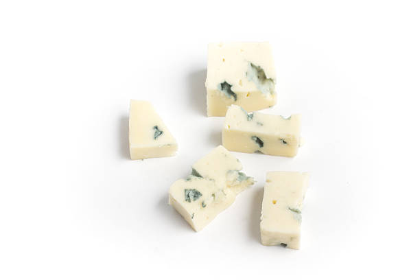 istock Slice of Gorgonzola blue Cheese. Roquefort 626244914