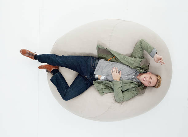 istock Above view of man cheering 626247192