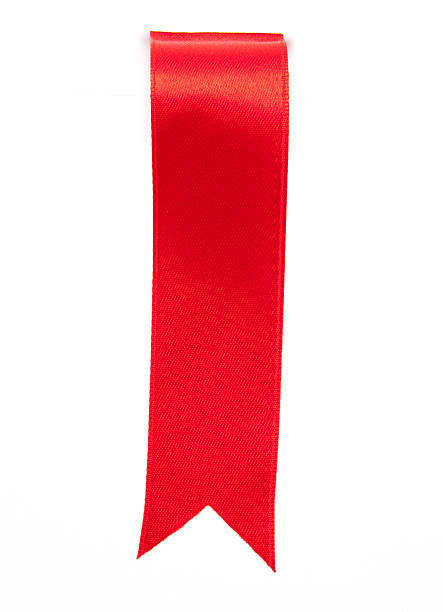 istock red ribbon bookmark isolated 626248686