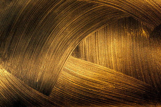 istock The texture of black gold 626256454