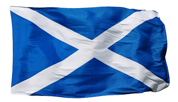 Flag of Scotland - isolated on white Flag of Scotland - isolated on white background by clipping path scottish flag stock pictures, royalty-free photos & images