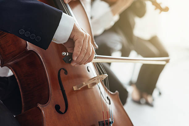 istock Cello player's hands close up 626259618