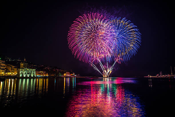 istock Beautiful Fireworks, Fireworks light up the sky, 626268748