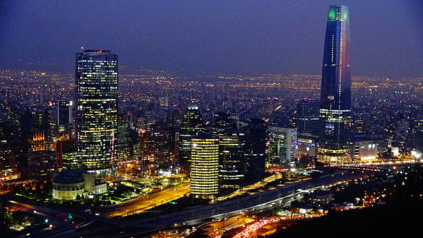 istock Sunset in Santiago Chile 626287378
