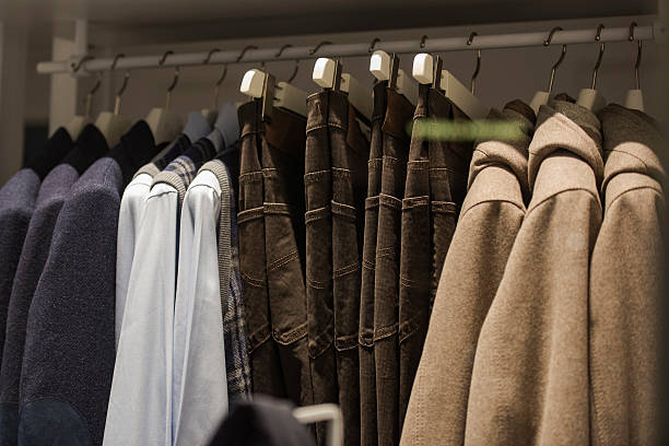 istock Men clothing from fall winter collection in Milan 626293050