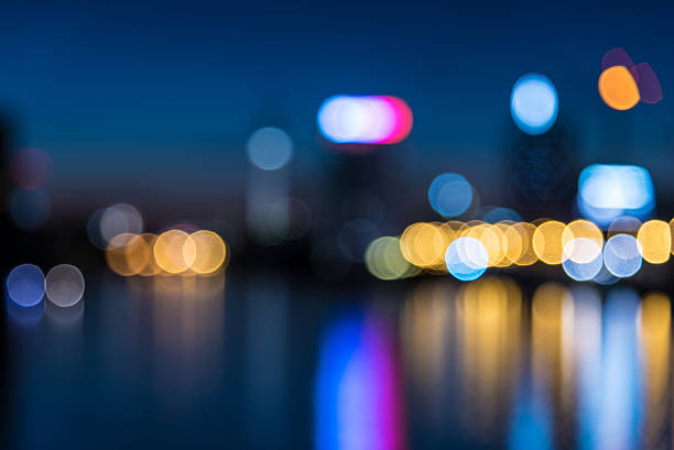 istock blurred lights over berlin river with view on tv-tower 626302688