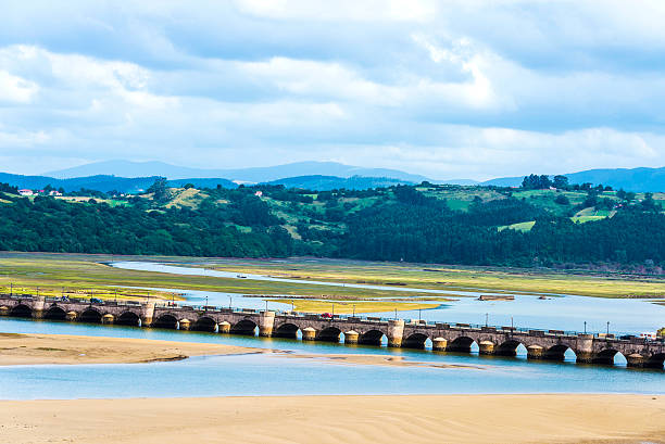 istock Old bridge in San Vicente de la Barquera, Spain 626311646