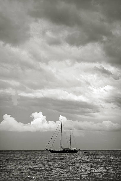 istock Sea, ship and sky landscape 626322608