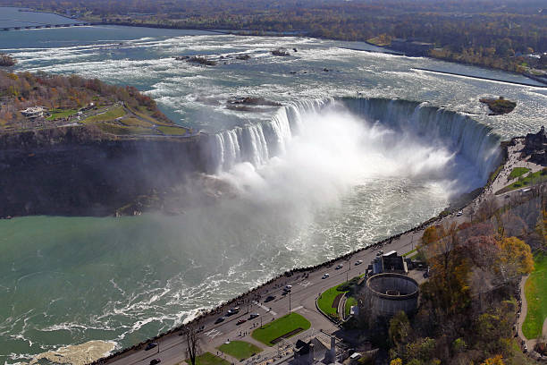 istock Niagara Falls Aerial View, Canadian Falls 626323938