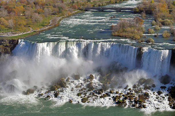 istock Niagara Falls Aerial View, Canadian Falls 626324812