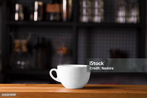 Coffee Cup Mock Up Template For Logo Design Display Stock Photo - Download Image Now
