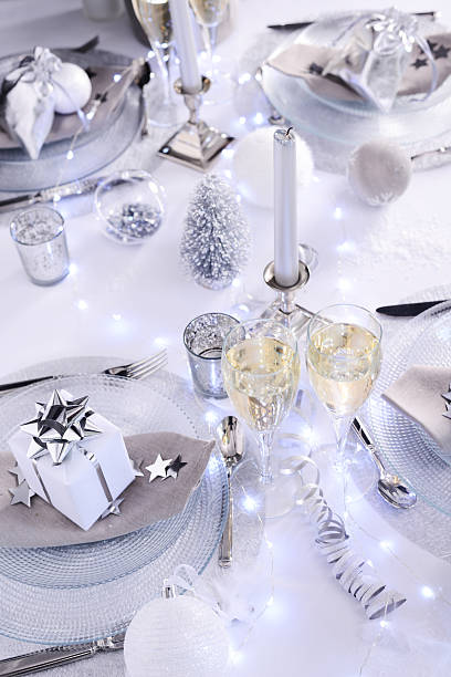 istock white silver new year eve christmas table luxury restaurant champagne 626324886