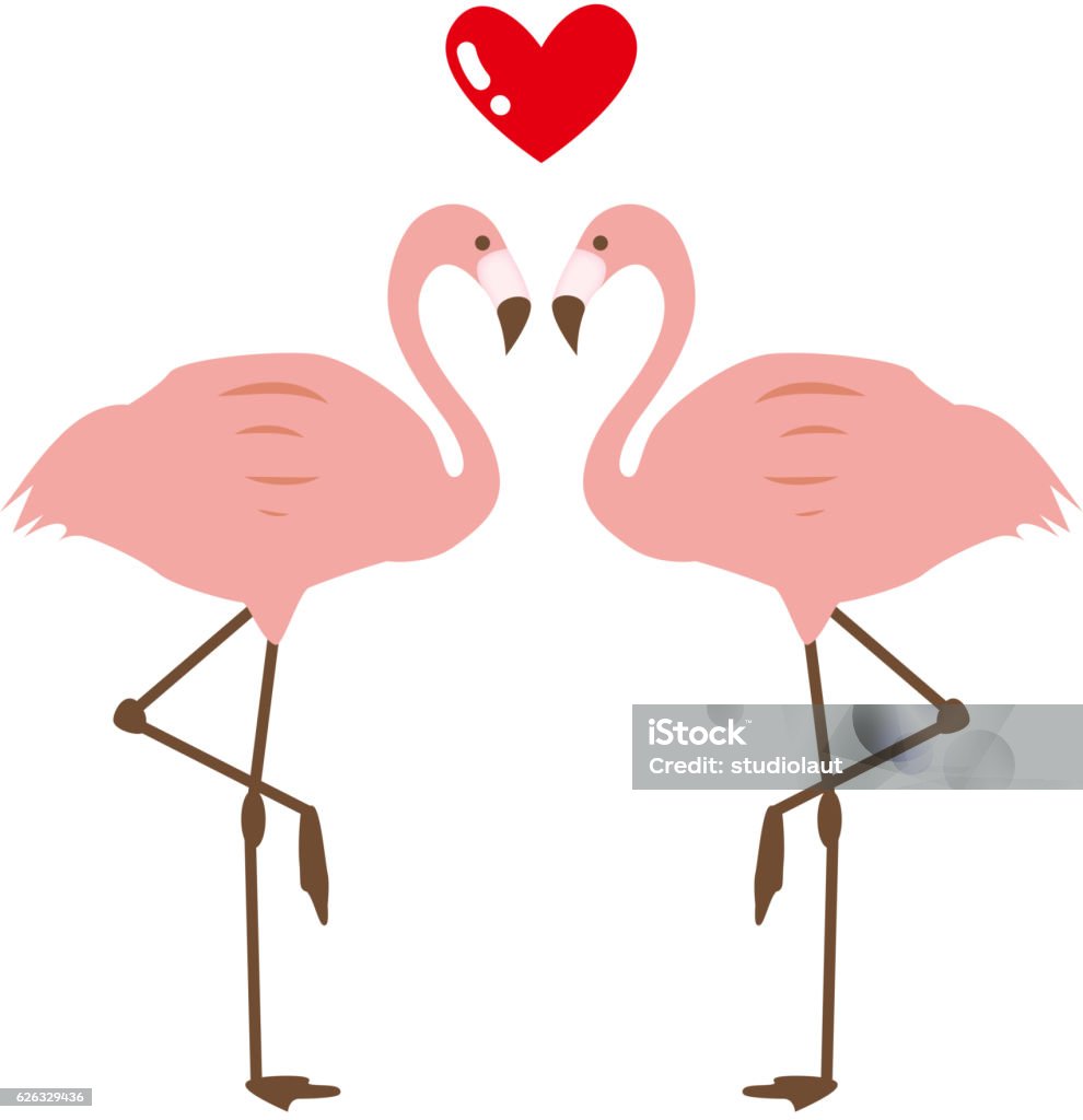 Flamingo It is an illustration of a flamingo. Bird stock vector