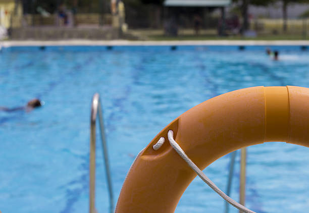 istock Orange life float. No people 626329718