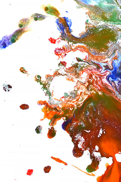 istock isolated large patches spots blots of splash mixed colors 626332648