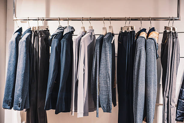 istock Urban clothing on hangers 626332822
