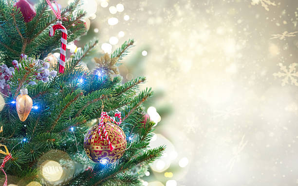istock christmas fir tree with decorations 626350054