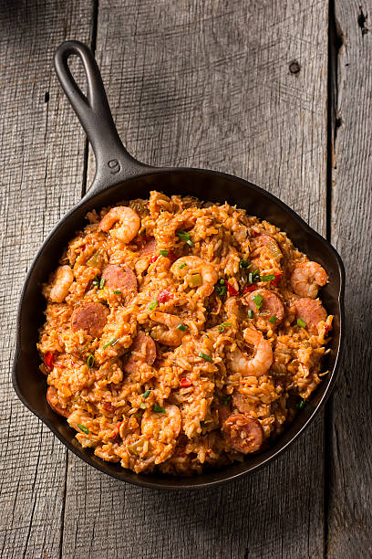 jambalaya - creole food food studio shot nobody photos et images de collection