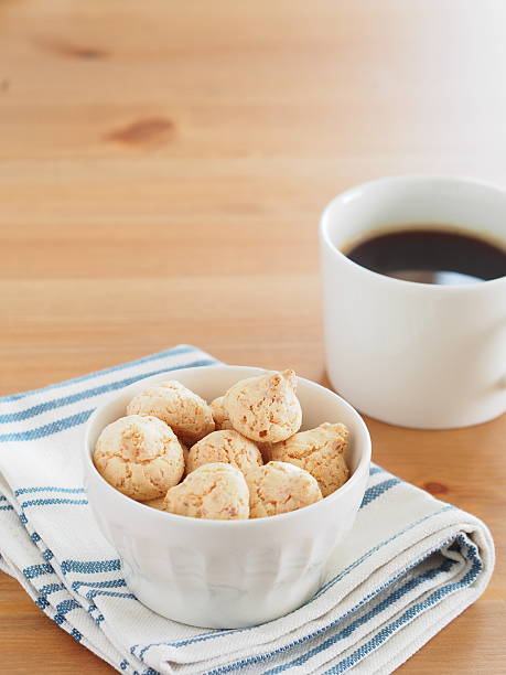 istock coconut macaroons and cup of coffee 626354816