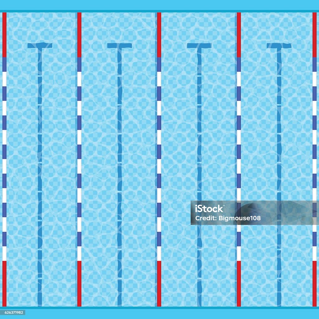 Pool Point Visual Swimming Pool Top View Vector Stock Illustration - Download Image Now ...