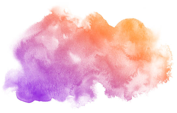 istock Abstract purple watercolor background. 626372182