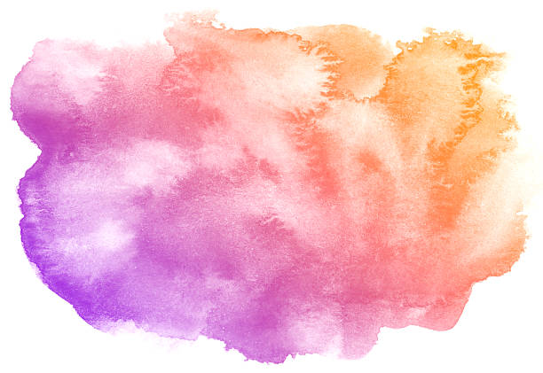 istock Abstract purple watercolor background. 626372606