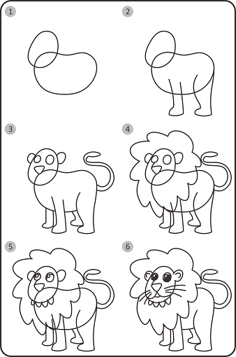 Ilustración de Cómo Dibujar León Fácil Dibujo León Para Los Niños Paso A Paso y más Vectores Libres de Derechos de Animal - iStock Ilustración de Cómo Dibujar León Fácil Dibujo León Para Los Niños Paso A Paso y más Vectores Libres de Derechos de Animal - iStock